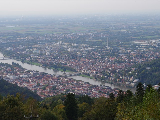 Heidelberg from Koenig Stuhl