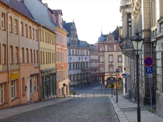 View toward the Rathaus